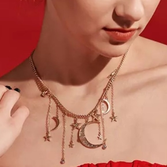 Moon & Star Necklace - Picture 3 of 6